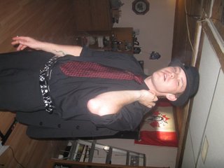 Metal guitar man